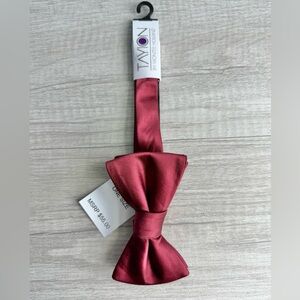 Tayion Collection Men's Red Solid Tie